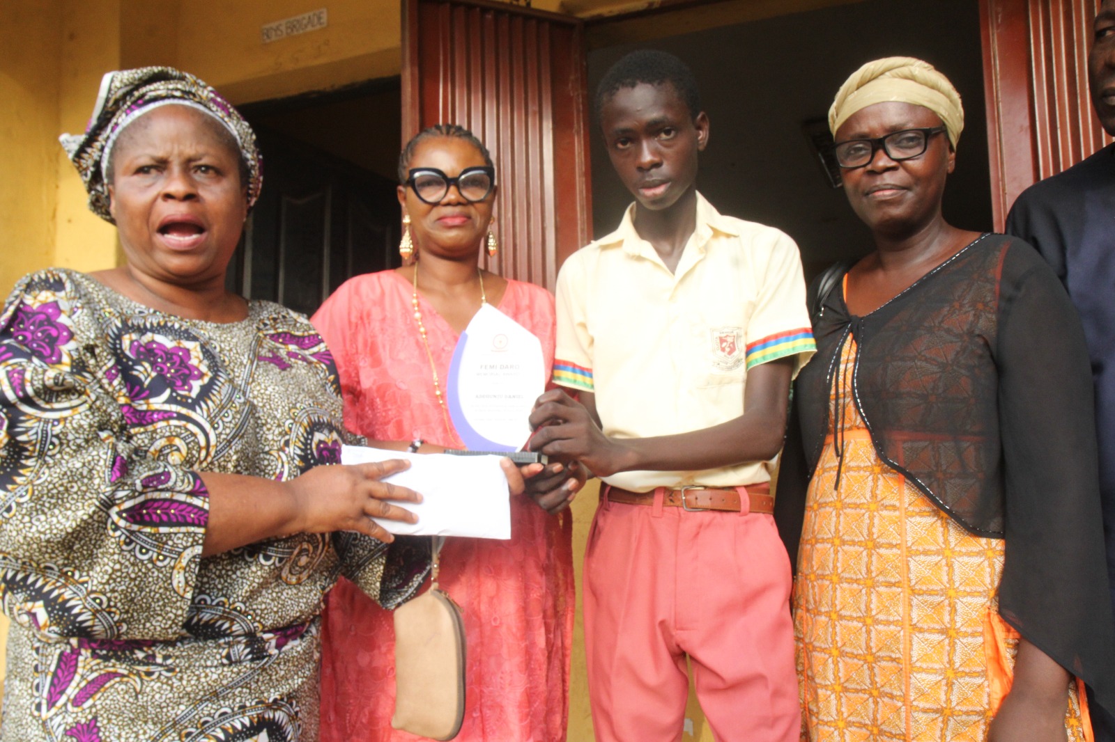 Femi Award 1 - Carrying the Torch of Excellence — The Femi Daro Memorial Award 2025